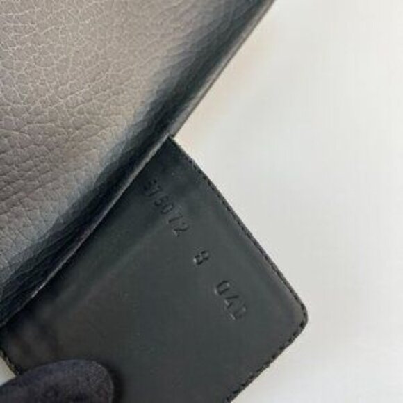 NIB Authentic Gucci Mens Online Leather Sandals In Black - Picture 10 of 12